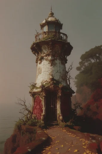 Decayed Baroque Elegance style reference image — cinematic dramatic shadows