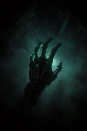 Ethereal Gothic Noir style reference image — bioluminescence