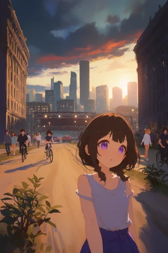 Luminous Dreamcore Anime style reference image — painterly anime style