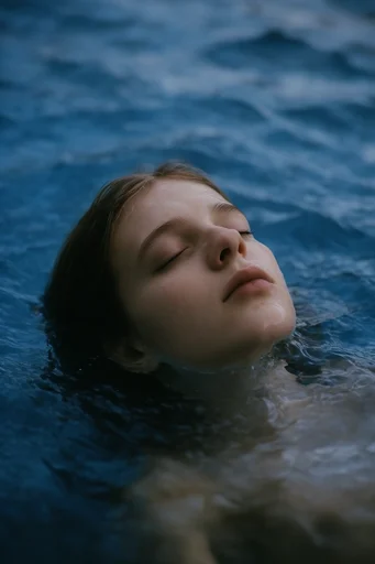 Ethereal Aquatic Melancholia style reference image — underwater photography