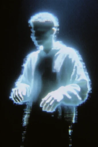 Spectral Analog Glitch moodboard — generate AI images in this style