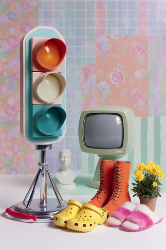 Surrealist Retro Whimsy style reference image — magical realism