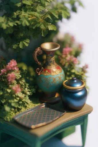 Isometric Miniature Worlds style reference image — isometric diorama