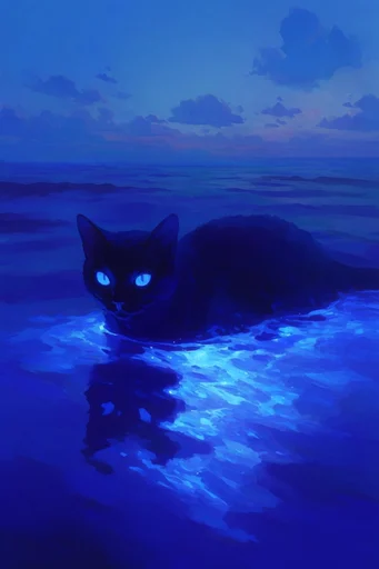 Luminous Oceanic Dreamscape style reference image — submerged fantasy