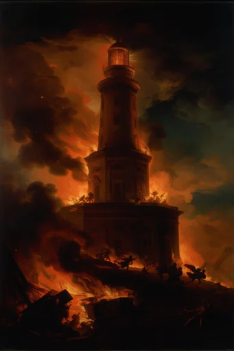 Apocalyptic Gothic Sublime style reference image — sublime dramatic scale