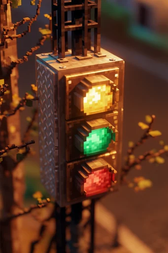 Cinematic Voxel Dioramas style reference image — isometric diorama
