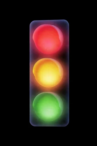 Luminous Chromatic Minimalism style reference image — vibrant chromatic gradient