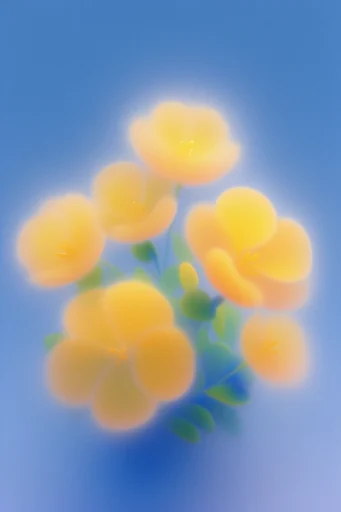 Luminous Airbrushed Minimalism style reference image — dreamy nostalgic aesthetic