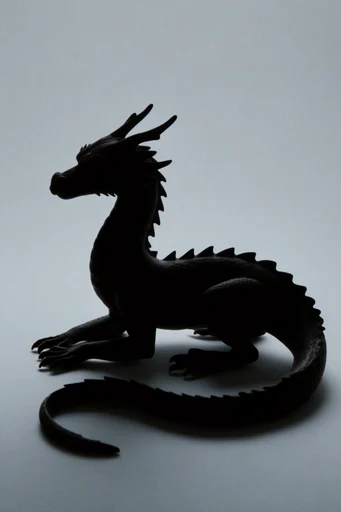 Monochromatic Sculptural Silhouette style reference image — monochromatic studio photography