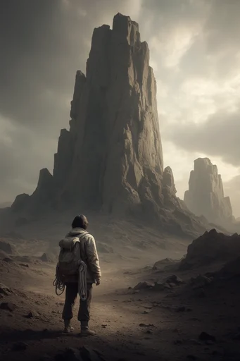 Monolithic Atmospheric Romanticism moodboard — generate AI images in this style