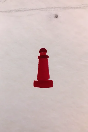 Crimson Tactile Minimalism style reference image — tactile organic shapes