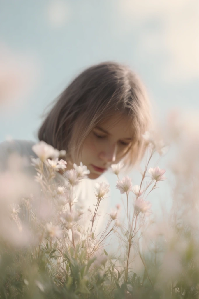 Luminous Ethereal Macro style AI image example 1