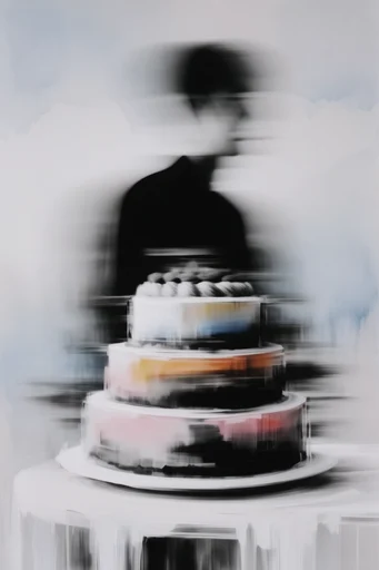 Fragmented Monochrome Surrealism style reference image — surreal photographic collage