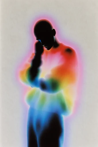 Thermal Aura Surrealism moodboard — generate AI images in this style