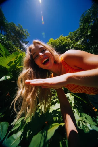 Vibrant Solar Perspective moodboard — generate AI images in this style
