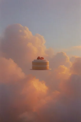 Ethereal Pastel Surrealism style reference image — golden hour glow