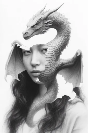 Monochromatic Surrealist Deconstruction style reference image — tactile charcoal texture