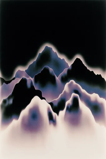 Spectral Luminescent Noir style reference image — high-contrast monochrome