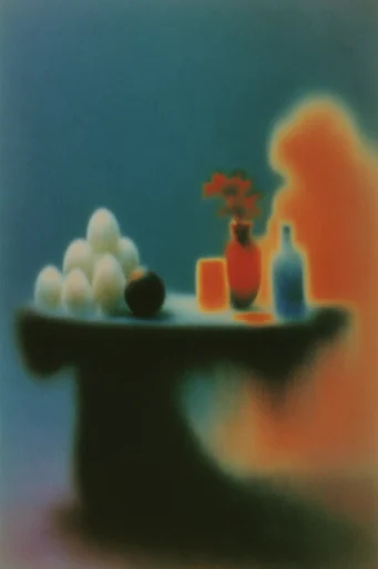 Spectral Analog Blur style reference image — soft-focus silhouette