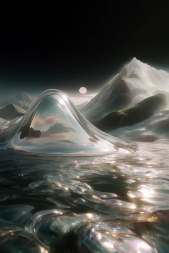 Luminous Ethereal Fluidity style reference image — ethereal atmosphere