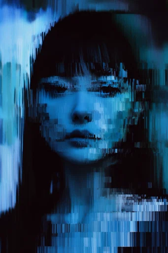 Corrupted Digital Gothic style reference image — gothic surrealism