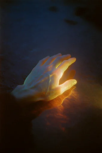 Ethereal Nocturnal Motion style reference image — analog film grain
