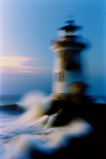 Kinetic Ethereal Editorial style reference image — dreamy panning shot
