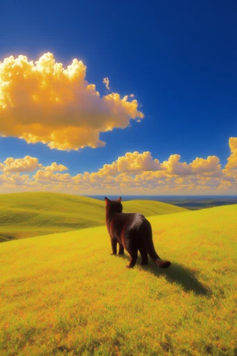 Surreal Liminal Chromatics style reference image — uncanny pastoral