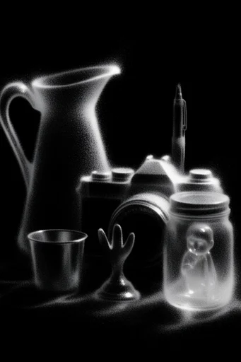 Spectral Stippled Noir style reference image — stippled texture