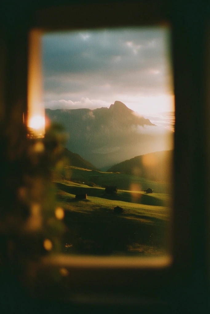Amber Nocturne Pictorialism style AI image example 2