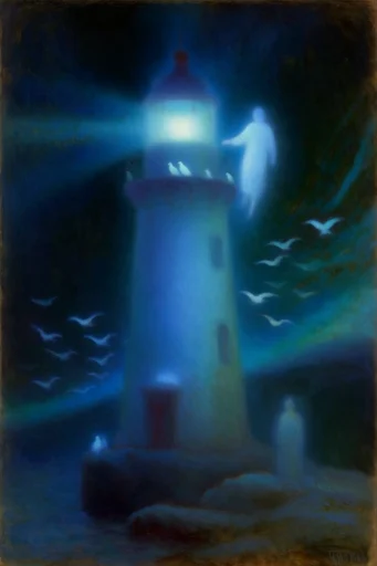 Luminous Mystical Surrealism style reference image — ethereal aura