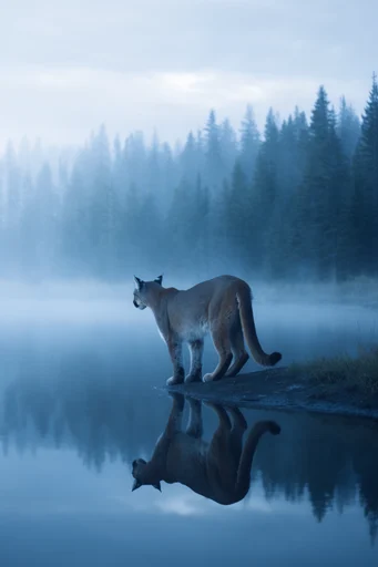 Ethereal Muted Minimalism style reference image — atmospheric haze