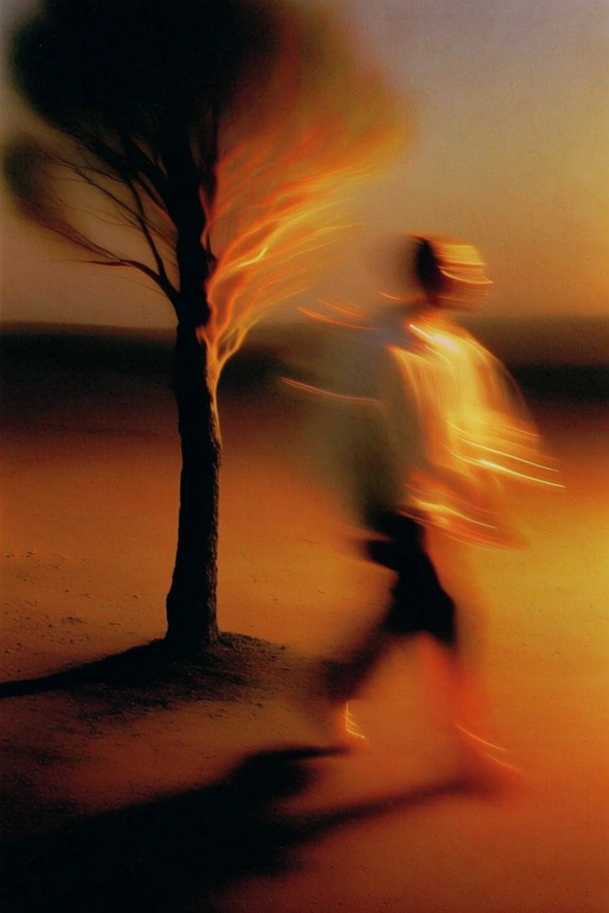 Spectral Amber Motion style AI image example 2