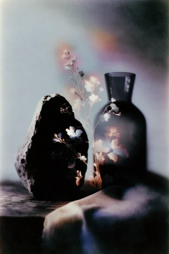 Ethereal Twilight Surrealism style reference image — double exposure