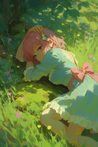 Luminous Impressionist Pastoral style reference image — dappled sunlight