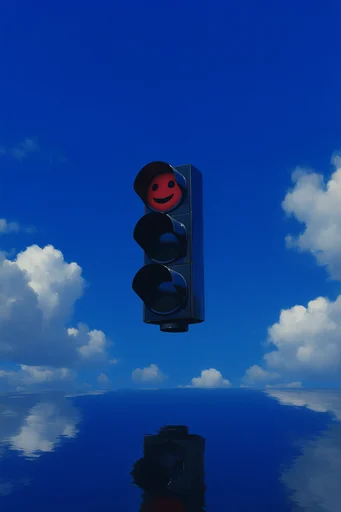 Luminous Surrealist Sky style reference image — high-fidelity render