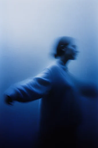 Ethereal Cobalt Grain moodboard — generate AI images in this style