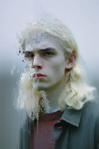 Synthetic Glitch Surrealism moodboard — generate AI images in this style