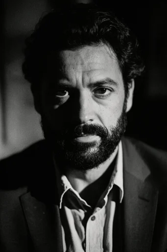 Cinematic Monochrome Realism style reference image — intimate raw portraiture