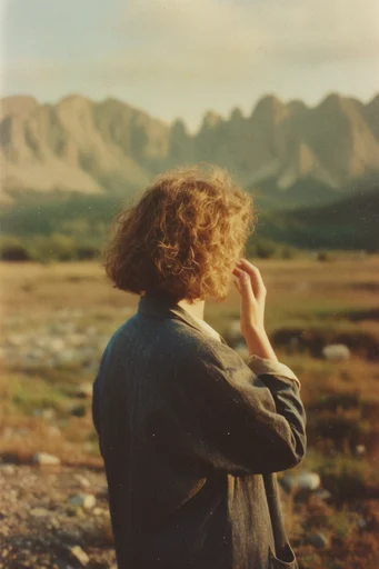 Dreamy Analog Nostalgia style reference image — vintage 35mm film