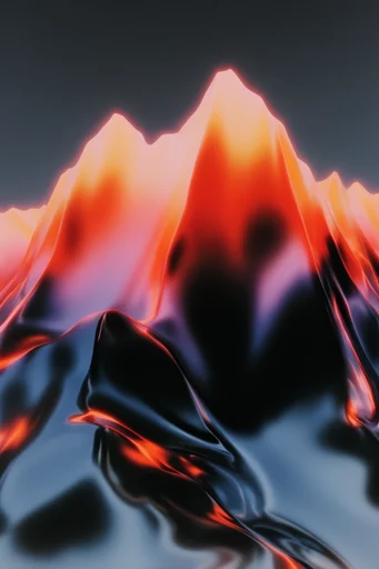 Luminous Thermal Fluidity style reference image — minimalist surrealism