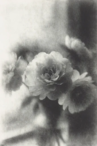 Ethereal Monochrome Abstraction style reference image — ghostly silhouettes