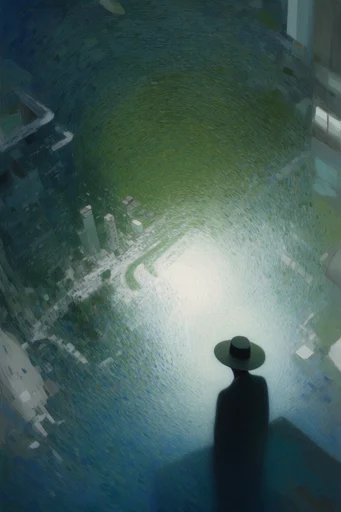Surreal Verdant Solitude style reference image — surreal minimalism