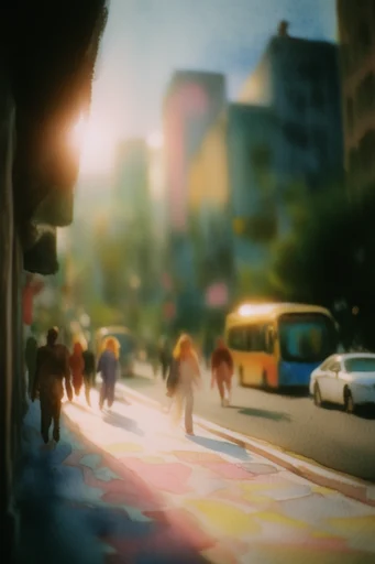 Ethereal Analog Nostalgia style reference image — vintage 35mm film grain