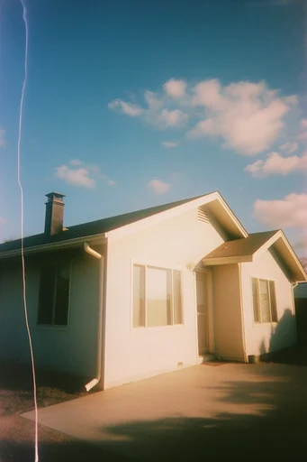 Nostalgic Analog Surrealism style AI image example 4