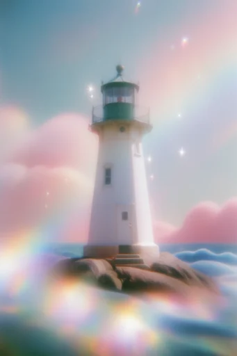 Ethereal Iridescent Nostalgia style reference image — ethereal light leaks
