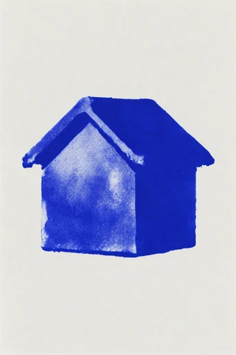 Ultramarine Graphic Printmaking style reference image — dithered texture