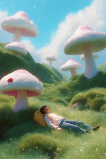 Ethereal Mossy Surrealism moodboard — generate AI images in this style