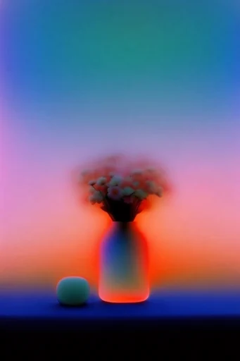 Luminous Temporal Abstraction style reference image — glowing ambient aura
