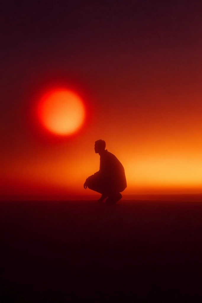 Luminous Retro Minimalism style AI image example 1